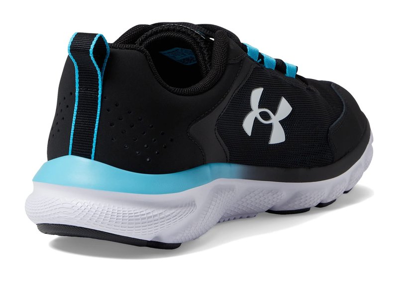 Under Armour Men's Charged Assert 9, (009) Black/Blue Surf/White, 8.5, US