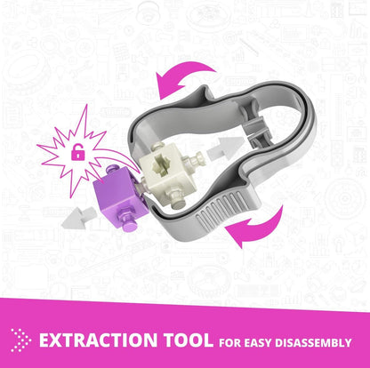 Engino Maker Girl, 20-Model Set, Engineering Kit for Girls 7+, STEM Building Toys, Educational Set, Engaging STEM Toys, Sparks Creativity, Gift for Girls