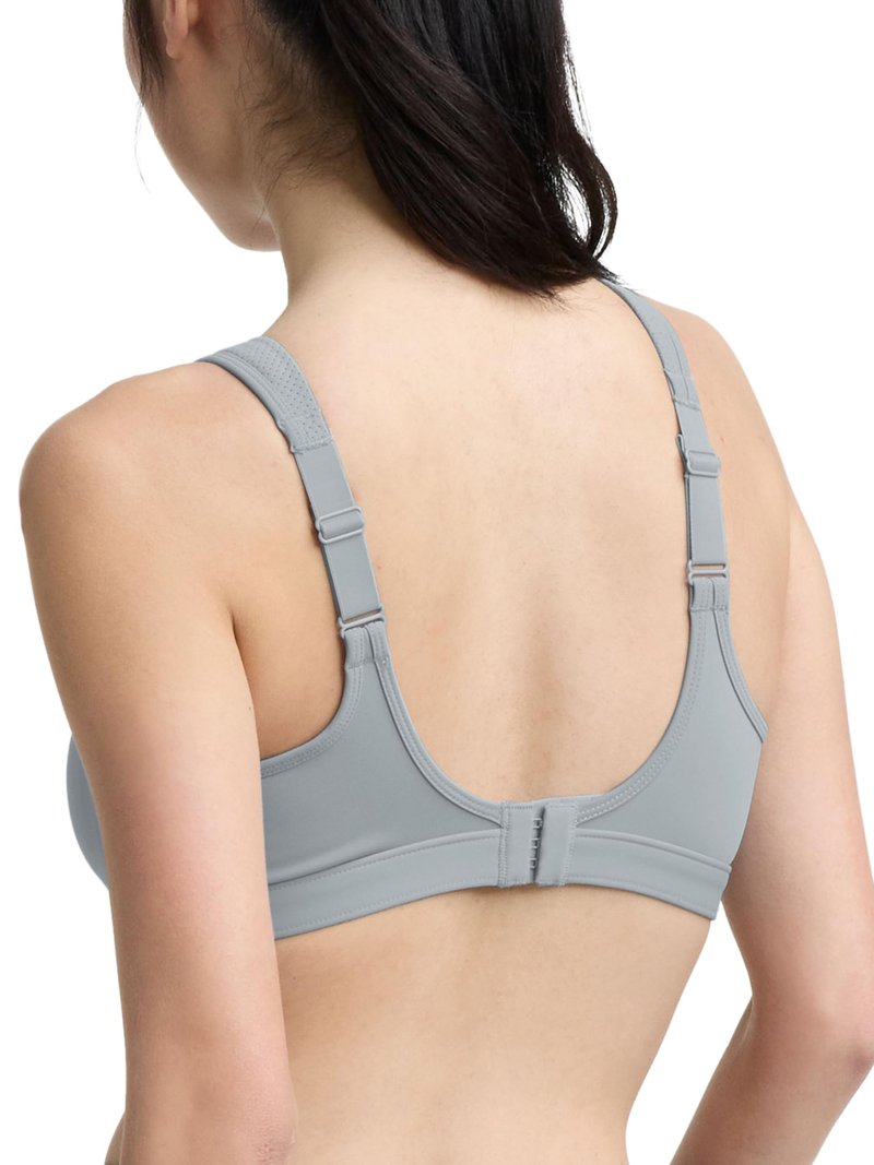 Champion Women's Sports Bra, High-Impact, Maximum Support, Breathable, Moisture-Wicking Fabric, Quarry, 34C