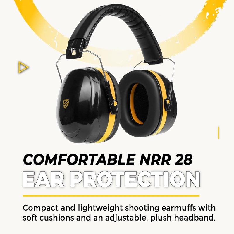 High-Performance Shooting Earmuffs & Eye Protection Glasses | Ultimate Comfort & Safety