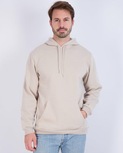 Real Essentials 3 Pack: Men's Fleece Pullover Hoodie - Long Sleeve Hooded Sweatshirt Pockets (Available in Big & Tall)-Set 4, Large