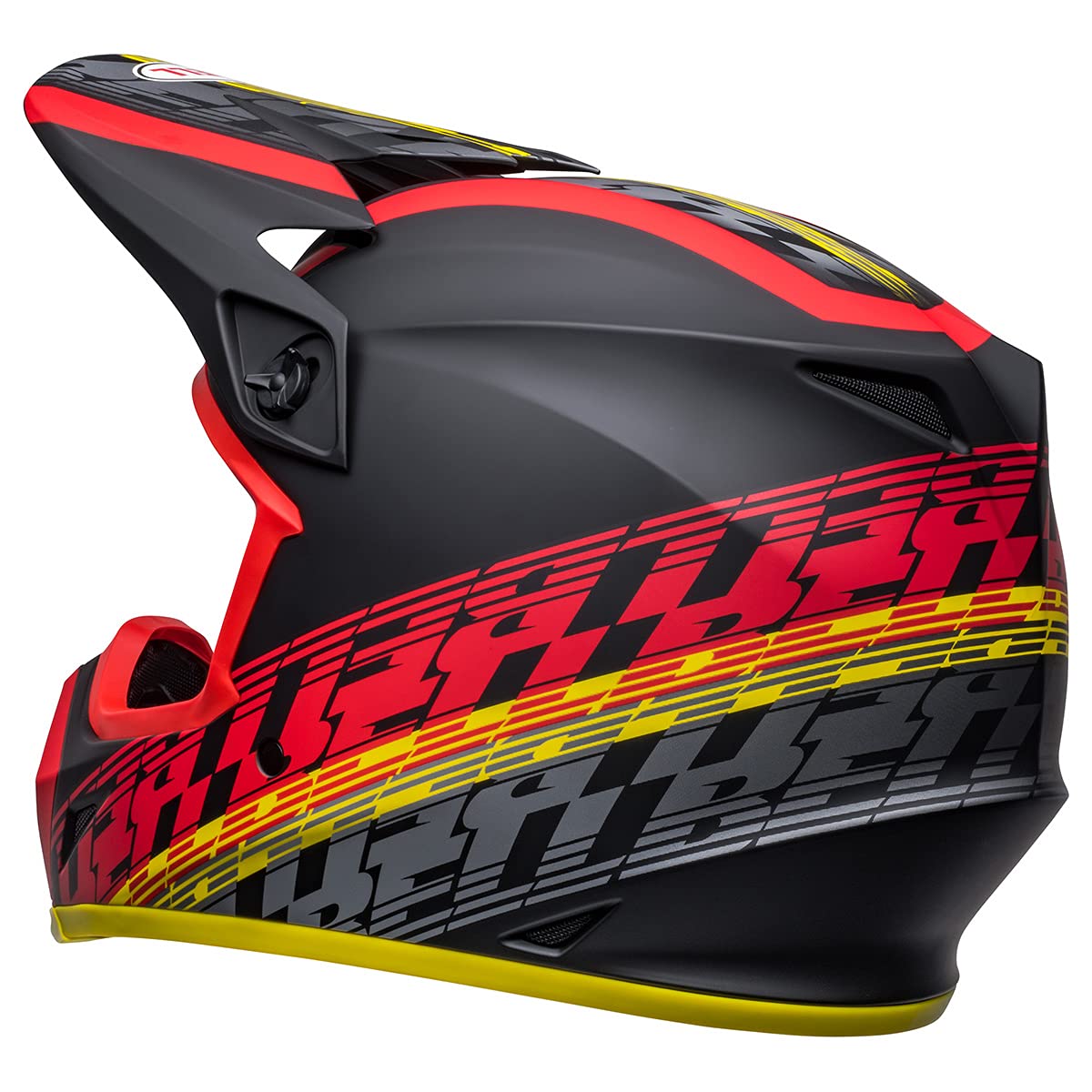 Bell MX-9 MIPS Dirt Helmet (Offset Matte Black/Red - 2X-Large)