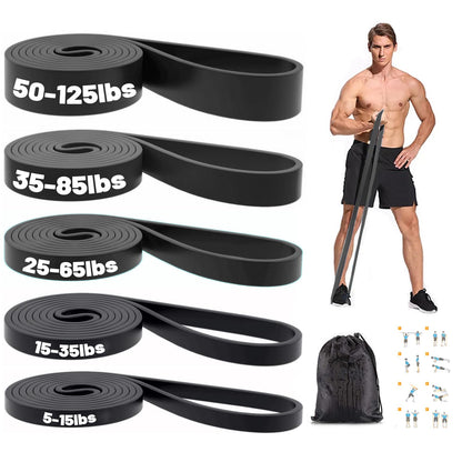 Resistance Bands, Pull Up Bands, Exercise Workout Bands for Working Out, Pull Up Assistance Bands Set for Men & Women, Body Stretching, Physical Therapy, Muscle Training