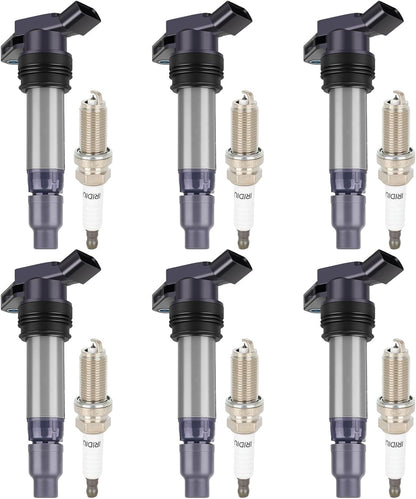 ECCPP 3 ignition coils with 3 iridium Spark Plugs,UF808,coils packs,for Smart Fortwo 2016-2017 0.9L‎224332428R,UF-808