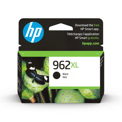 HP 962XL Black High-yield Ink Cartridge for HP Printers | Works with Printer Series: OfficeJet 9010, Pro 9010, 9020 | Eligible for Instant Ink | 3JA03AN