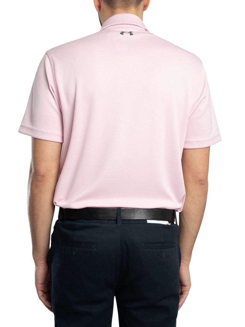 Under Armour Men's Tech Golf Polo, (647) Prime Pink / / Pitch Gray, X-Large