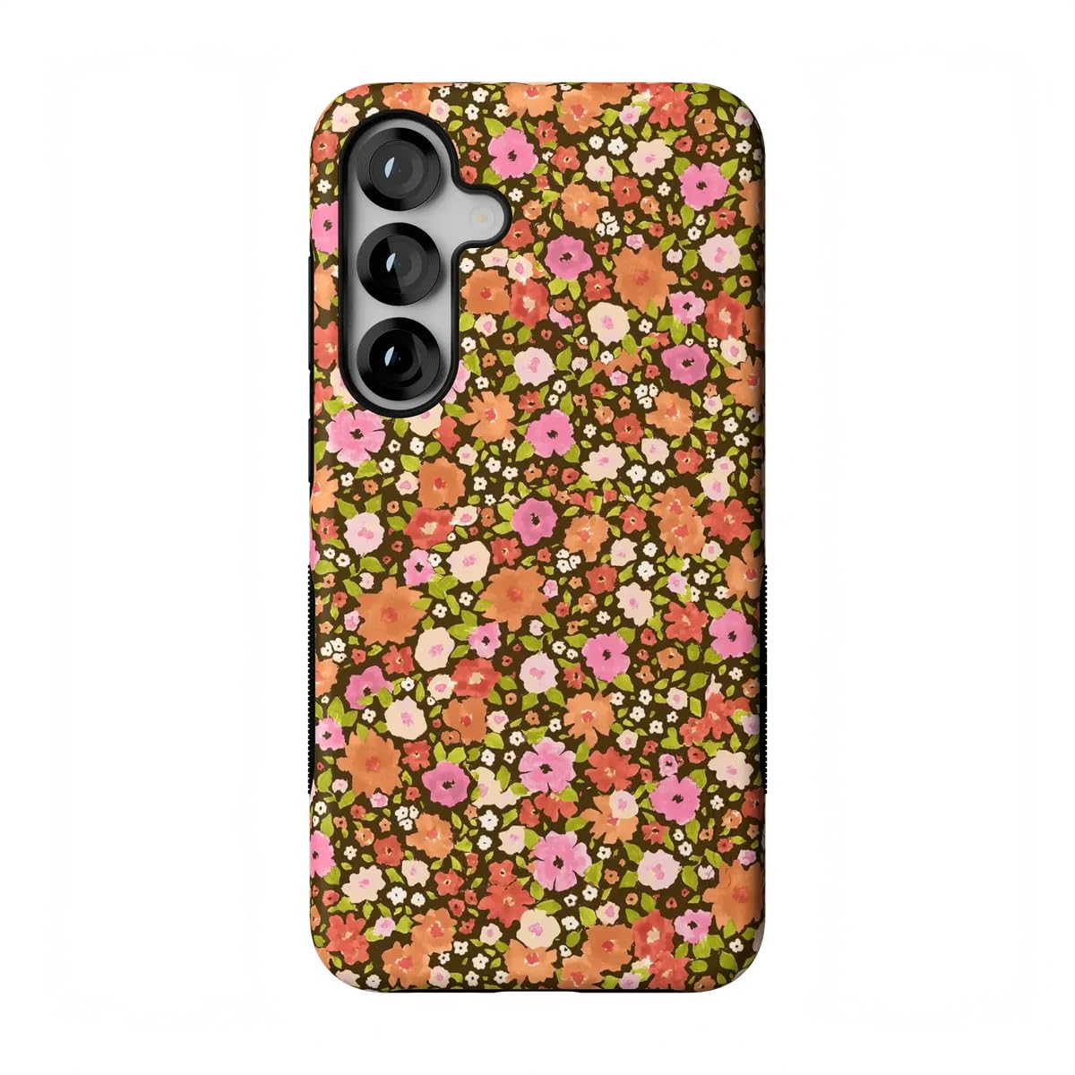 Casely Galaxy S25 Plus Case | Ink & Iris | Vintage Floral | Compatible with MagSafe | Bold Protective Design
