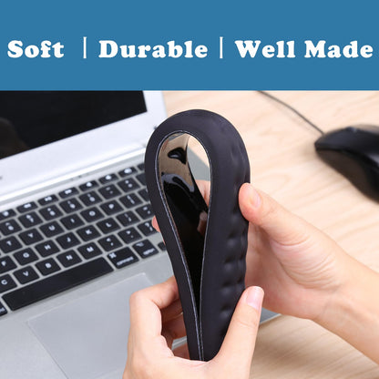 Aelfox Keyboard Wrist Rest for Laptop, Ergonomic Laptop Wrist Pad Wrist Support for Slim 87 Key Gaming Keyboard/Computer/Mac (14.17 x 2.32 x 0.7 Inch)