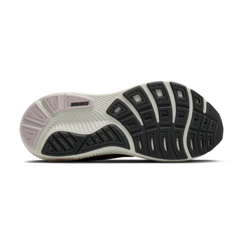 Brooks Women’s Ghost 17 Neutral Running Shoe - Poppy Seed/Pink/Bluewash - 5 Medium