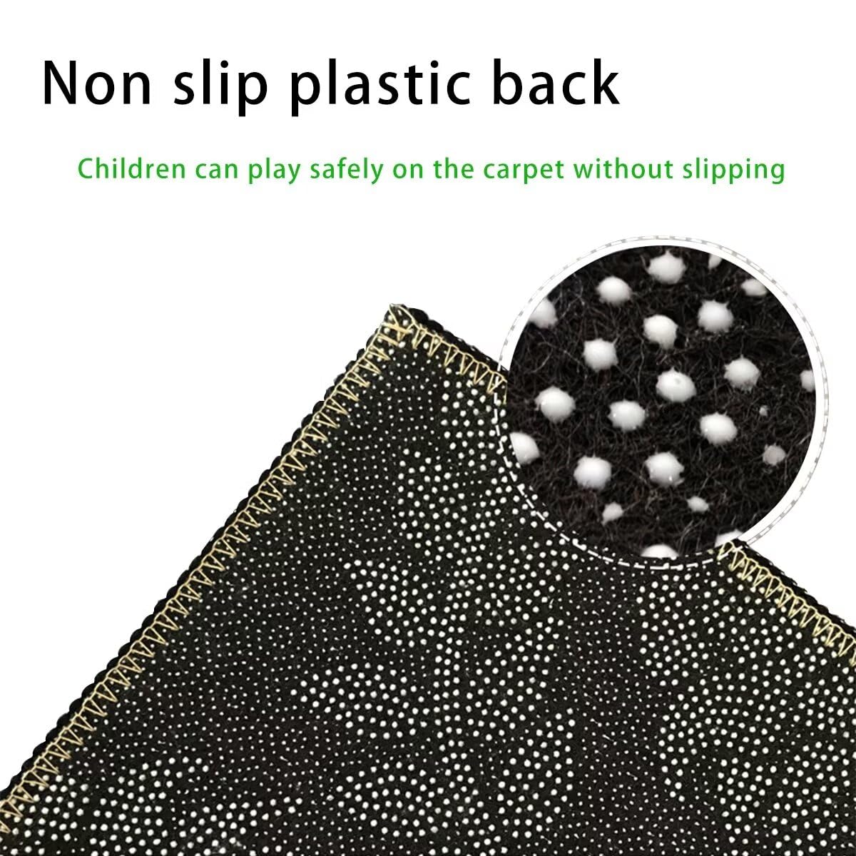 TYKTZXY Car Rugs Play Mat for Toy Cars，Kids Rug with Roads for Playroom，City Life Road Carpet for Baby Learning，Non-Slip Educational Nursery Rug for Toddlers(Grey, 80×120cm/31×47")