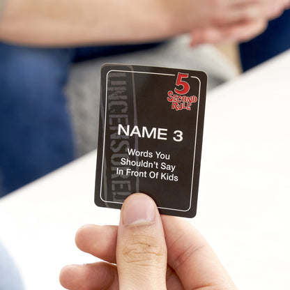 PlayMonster 5 Second Rule Uncensored| Simple Questions Card Game for Adult Party Fun| Drinking Games |Fast Paced Games | Games Night | Ages 17+