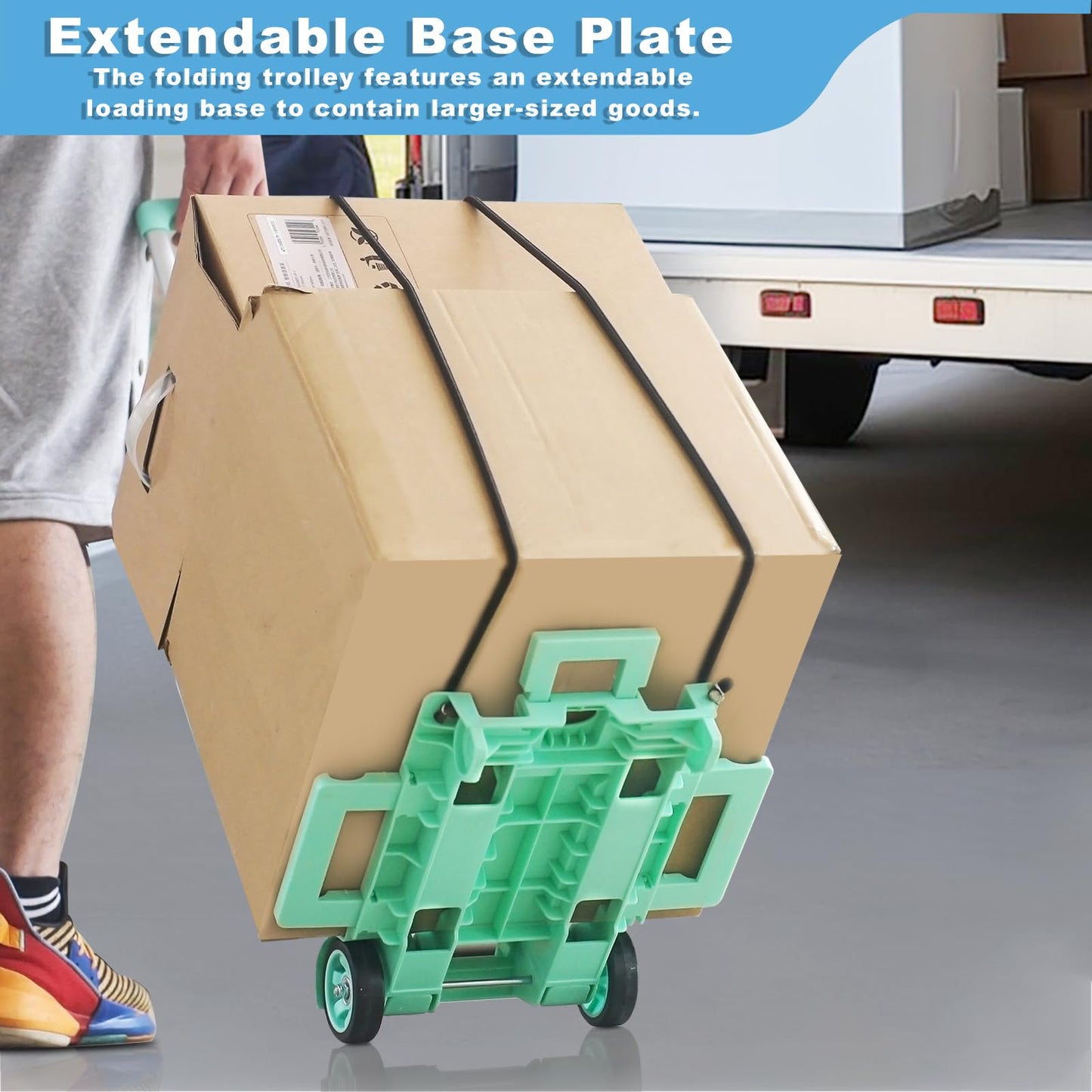 JMFOLD Folding Hand Truck 70 lbs，Small Dolly with 2 Wheels，Folding Luggage cart， Lightweight Aluminum Foldable Luggage Cart，for Airport,Travel,Moving and Office Use (Silver-Aluminum)