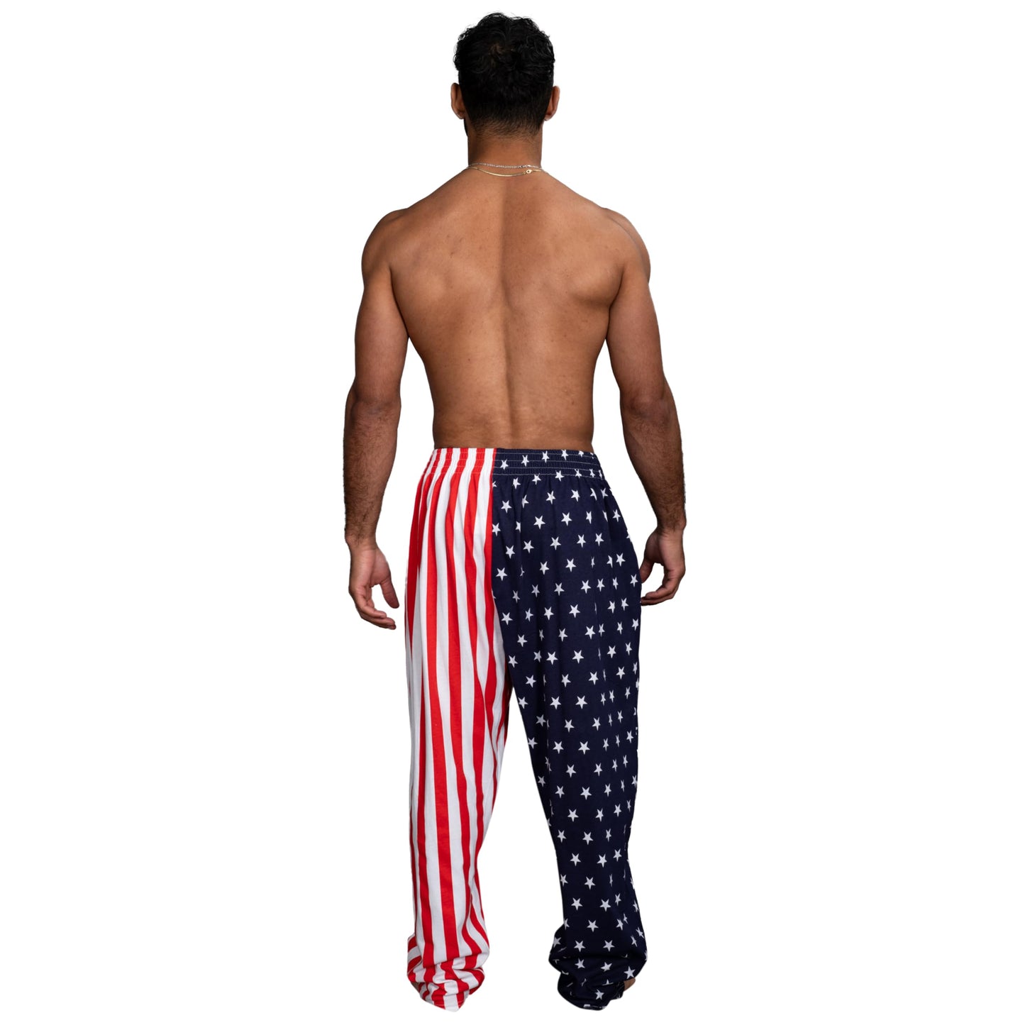 USA American Flag Pajamas Pants Patriotic Stars and Stripes Lounge Halloween Costume Cosplay