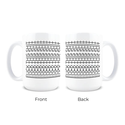 Hogg Fuck This Shit Mug, 15 oz Coffee Cups Ceramic, Hidden Message Coffee Mug, Funny White Elephant Gifts for Adults, Cute White Elephant Christmas Gifts, Office Prank, Funny Christmas Cup for Work