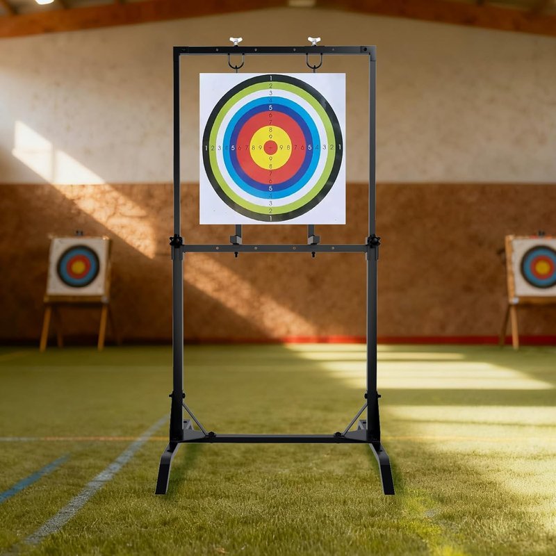 Adjustable Archery Target Stand - Compatible with Bag & Foam Targets | Indoor/Outdoor Shooting