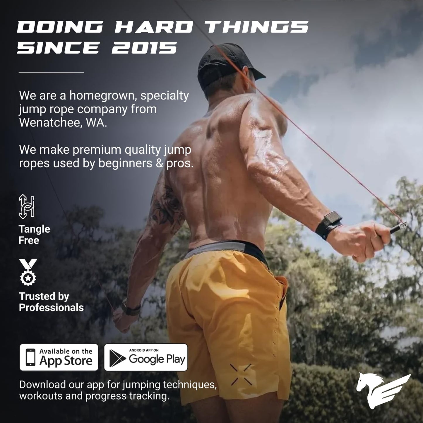 Elite Jumps Surge 3.0 Professional Speed Rope for Double Unders - Patented Dual Bearing Ultra Light-Weight Handle for Premium Spin Control and Kink-Resistant Cable for the Ultimate Speed Jump Rope