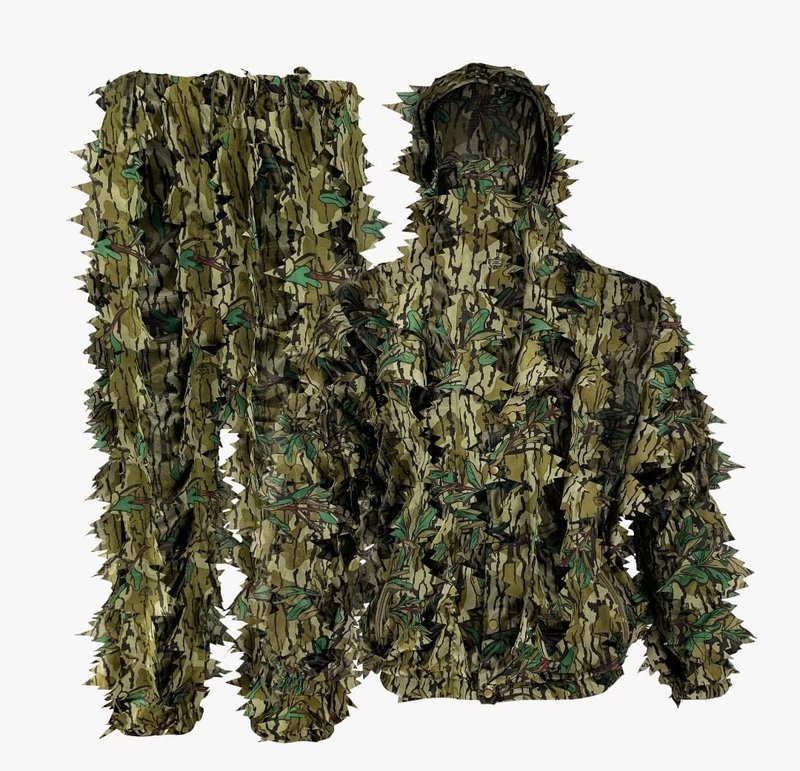 Camo Hunting Suit - Lightweight Breathable Leafy Jacket | Mossy Oak Greenleaf Pattern