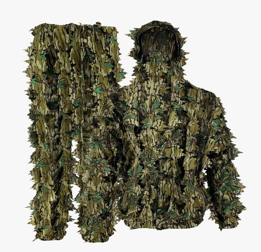 Camo Hunting Suit - Lightweight Breathable Leafy Jacket | Mossy Oak Greenleaf Pattern