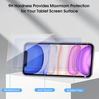 3 Pack Screen Protector for iPhone 11/XR 6.1 Inch, 9H Hardness Shock Resistant Tempered Glass HD Ultra Clear