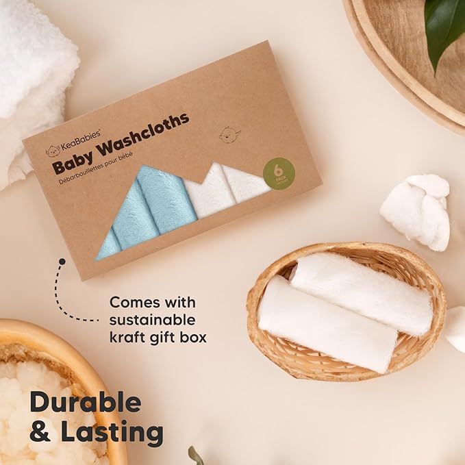 6-Pack Baby Washcloths