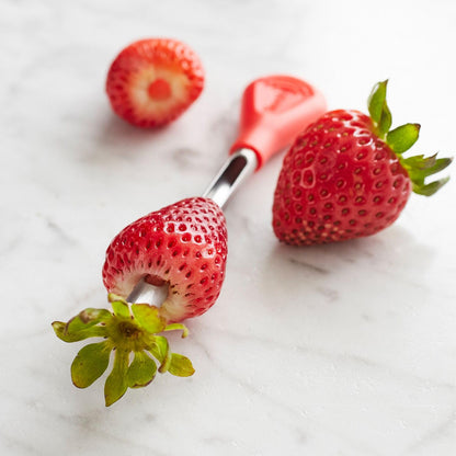 Tovolo Mini Berry Melamine Colander (Cayenne) - Small Food Strainer for Berries & Fruit/BPA-Free, Food-Safe, & Dishwasher-Safe