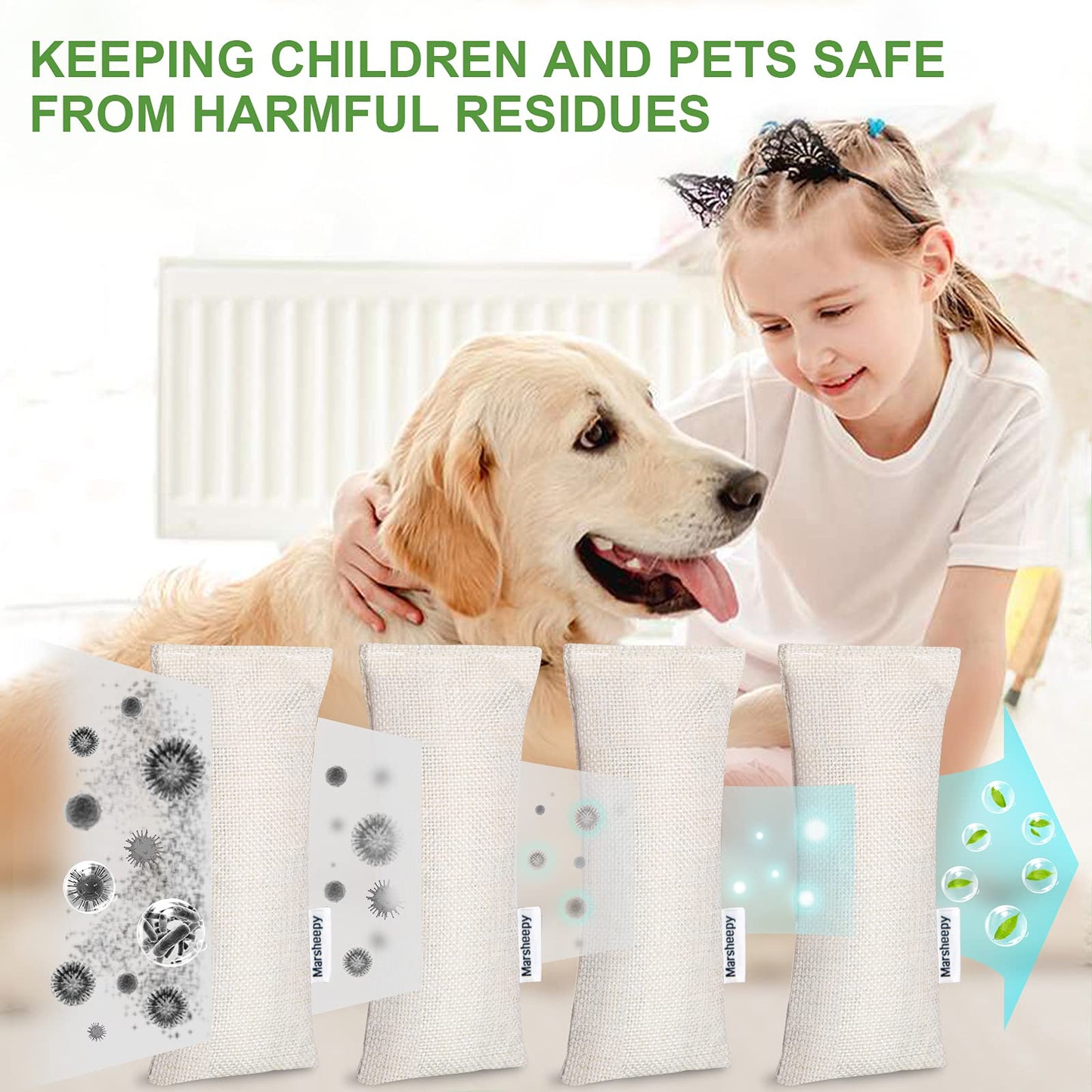 12 Pack Bamboo Charcoal Shoe Deodorizer Bags，Shoe Odor Eliminator,Charcoal Air Purifying Bags, Activated Charcoal Odor Absorber for Gym Bag, Car, Pet, Closet