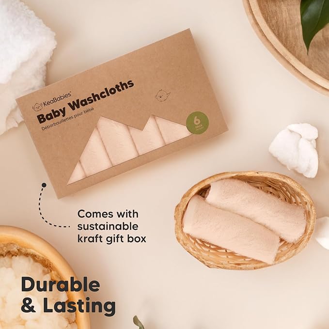 6-Pack Baby Washcloths