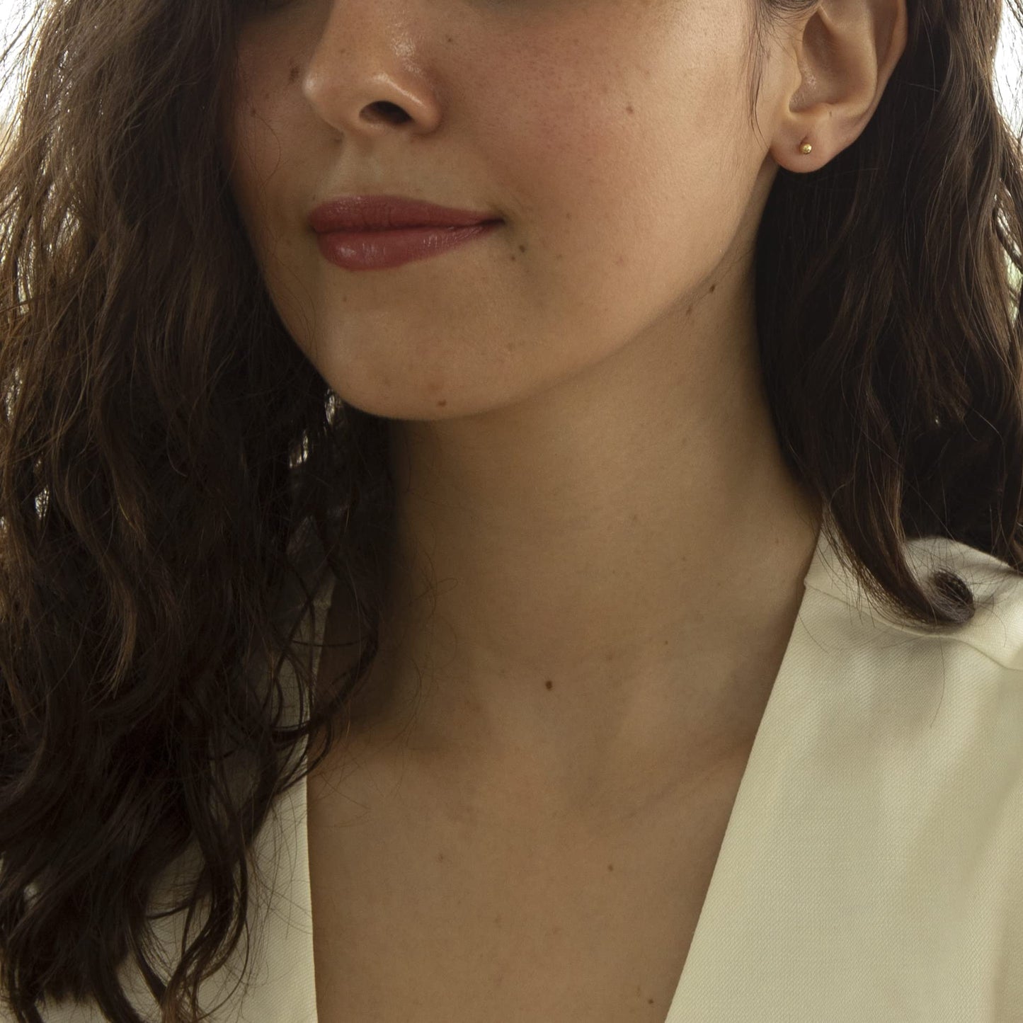 Carissima Gold Women's Polished Ball Stud Earrings 9ct (375) Gold