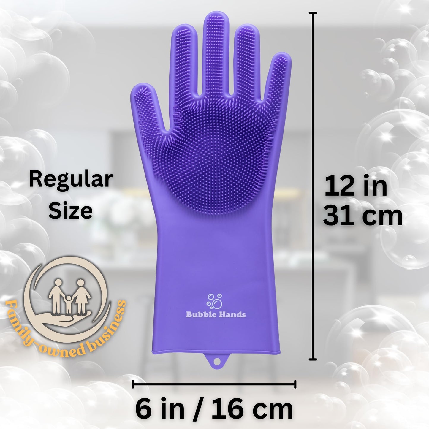 Dog Shampoo Gloves for Bathing – Silicone Dog Washing Gloves with Bristles – Pet Hair Removal Glove for Dogs & Cats – Puppy Essentials – Dog Grooming Supplies & Accessories – Shampoo Brush for Pets