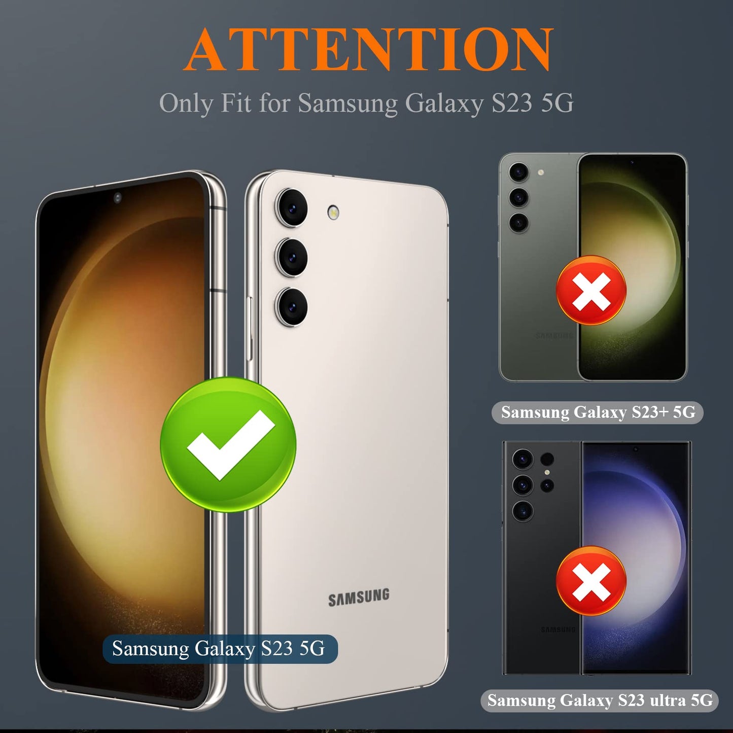 YMHML 3 Pack for Samsung Galaxy S23 Screen Protector Tempered Glass Upgrade Fingerprint Unlock Compatible for 3 Pack Camera Lens Protector, HD Clear Case Friendly Full Screen Protector for Galaxy S23