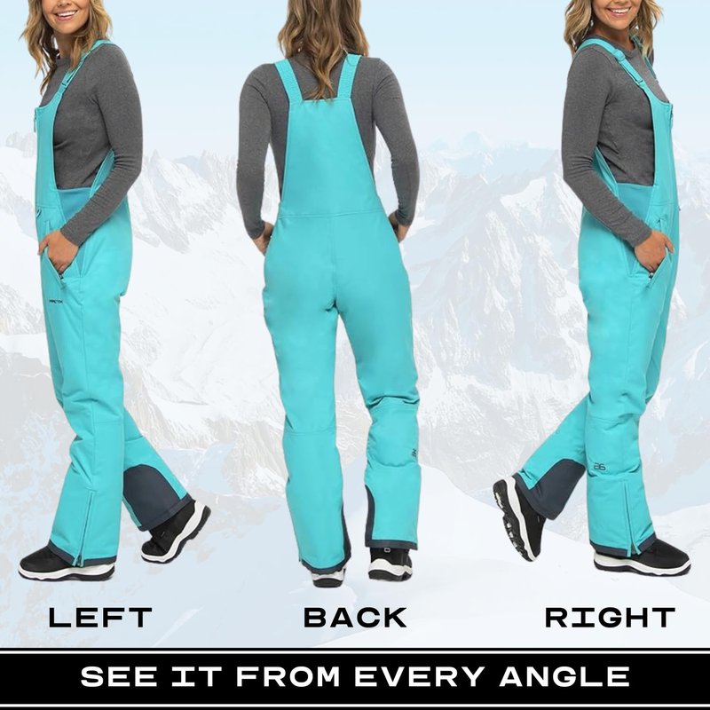 Arctix Women's Essential Insulated Bib Overalls, Bluebird, 1X Tall