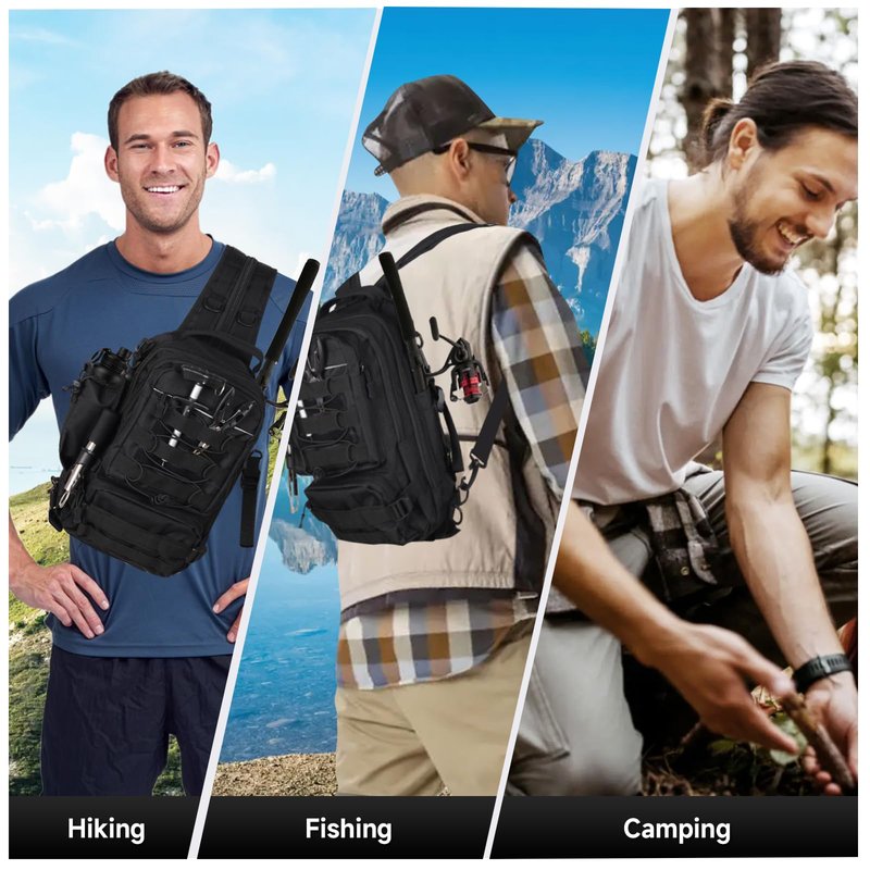 FUNANASUN 117Pcs Fishing Backpack with Tackle Boxes, Waterproof Fishing Tool Kit with Pliers, Fish Hook Remover, Lip Gripper Ideal Gift for Boys, Grandsons, Husband