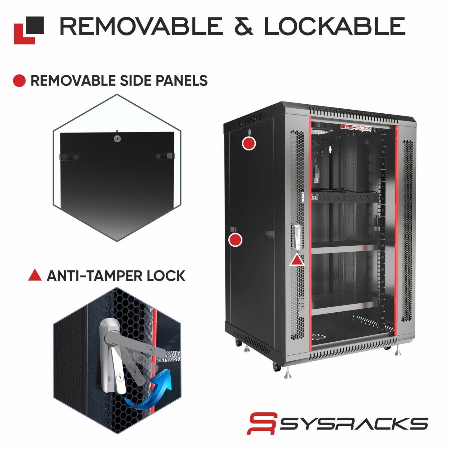 15U Wall Mount Server Rack Cabinet 24” Deep, 19” Network & AV Enclosure for Home Lab with Fan, PDU, 2 Shelves, Locking Glass Door