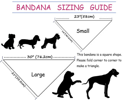 ARING PET Halloween Dog Bandanas, Cotton Orange Pumpkin Ghost Cat Pet Bandanas Cute Triangle Bibs Scarf for Small Medium Large Boy Girl Dogs and Cats-L