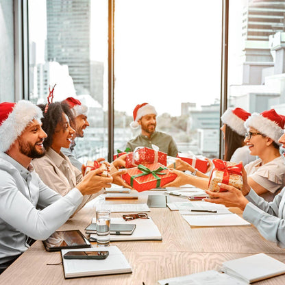 Iioscre Santa Hat Adult Christmas Hats - Santa Claus Hat for Women Men - Xmas Holiday Party