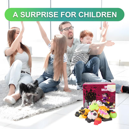 32 pcs Halloween Mochi Squishy Toys,Slow Rising Soft Squishies Toy,Stress Relief Toys,Party Favors Bulk for Kids,Squishy Goodie Bag Gifts,Halloween Treat Bag Classroom Prizes for Kids