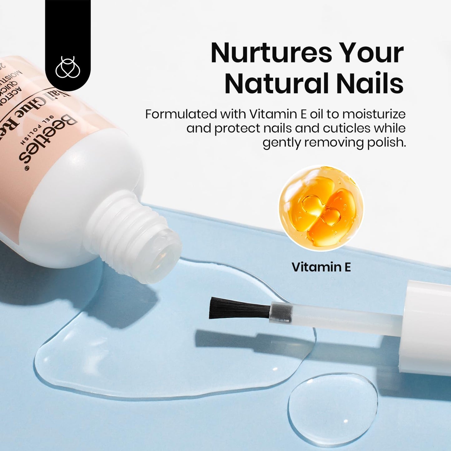 Beetles Nail Prep Kit Nail Dehydrator and Primer Nail Care Tool Kit 20ml Large Capacity Acid-Free & Hema-Free Dehydrate Bond Primer with Manicure Tools for Acrylic Nail Gifts for Women