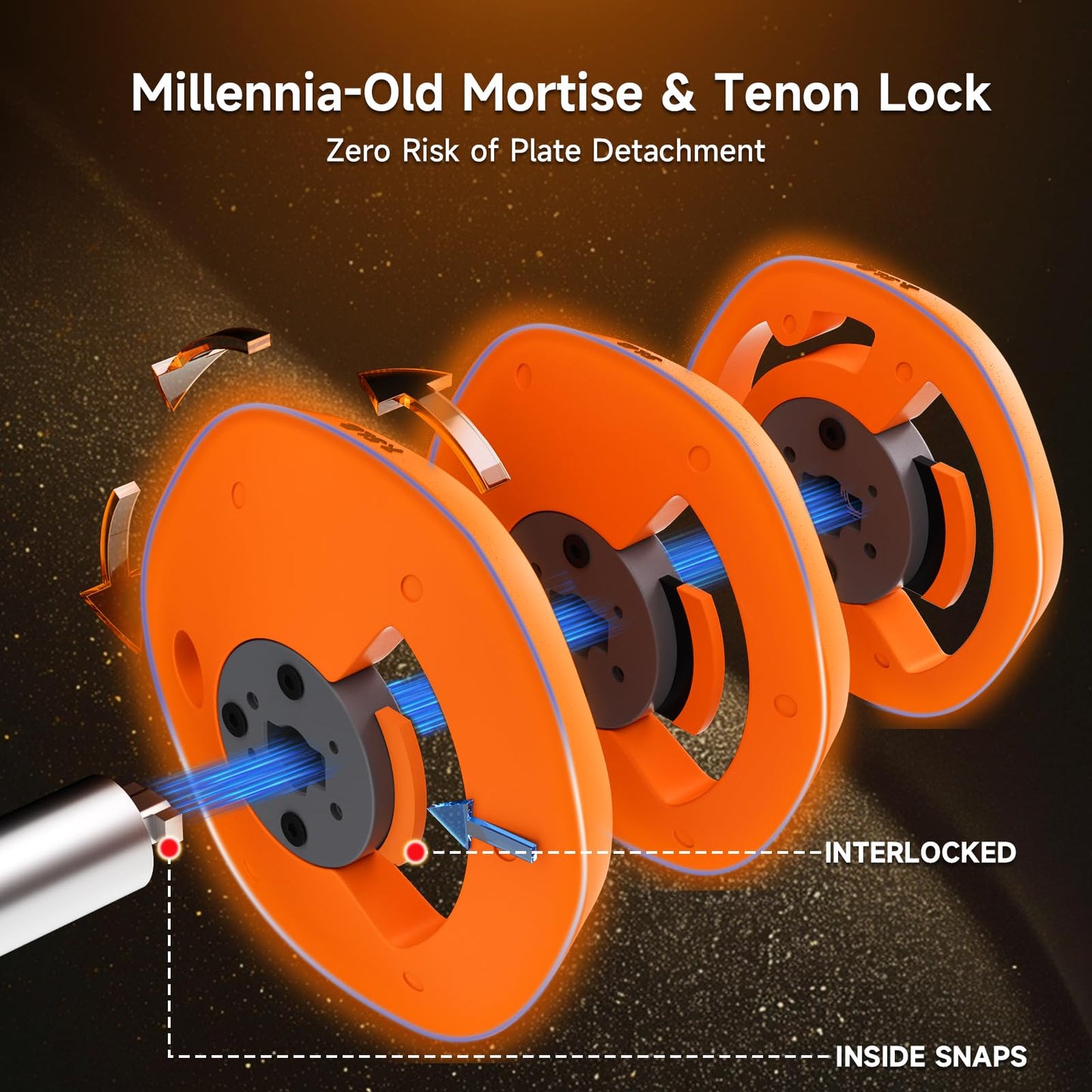 AOTOB 25/55 LBS Adjustable Dumbbell Set, Anti-Slip Fast Adjusting with Turning Handle, Adjustment for Men and Women, Weights Pair for Compact Home Gym Exercise Strength
