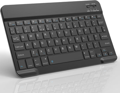 NOOX Bluetooth Keyboard for iPad 10th Generation, iPad Pro 13/12/11/10/9/8/7 inch, iPad Air 13/11th Gen, iPad mini, Tablets, etc. - Slim Wireless Portable Travel Office Computer Accessories