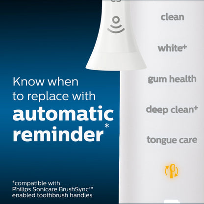 Philips Sonicare Genuine C3 Premium Plaque Control Toothbrush Heads, One Year Supply, 2 Brush Heads, Black, HX9044/95