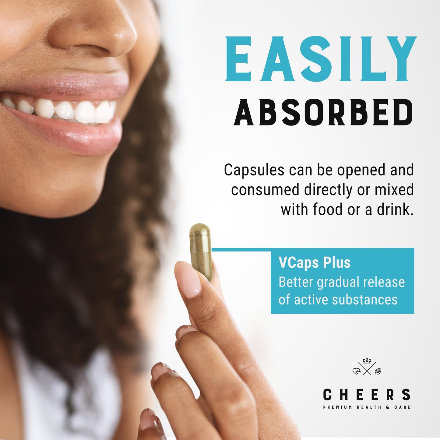 Cheers Potassium Citrate, 48% Daily Value, 316 mg per Capsule, 90 Capsules, Supports Cardiovascular and Blood Pressure Health, Vegan Potassium Supplement for Adults, Natural Mineral Electrolyte