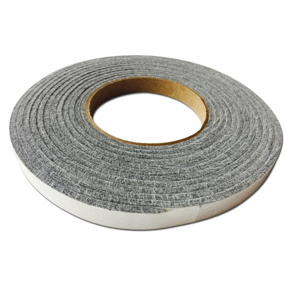LavaLock 1/2" x 1/8" High Temp Nomex BBQ HT Gasket Smoker Seal, self Stick Grey