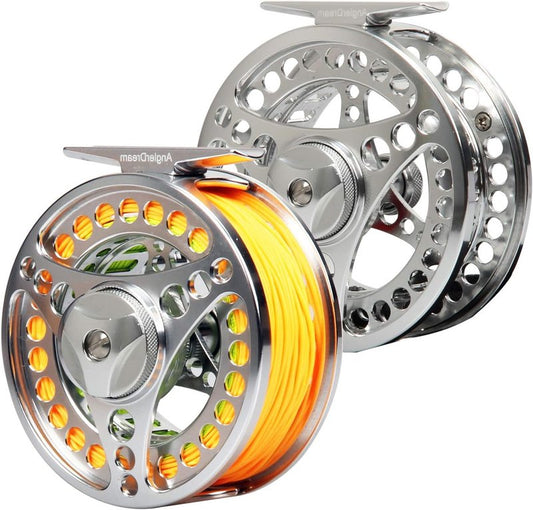 Fly Fishing Reel Combo - 3/4 5/6 7/8 9/10WT CNC Machined with Line & Backing