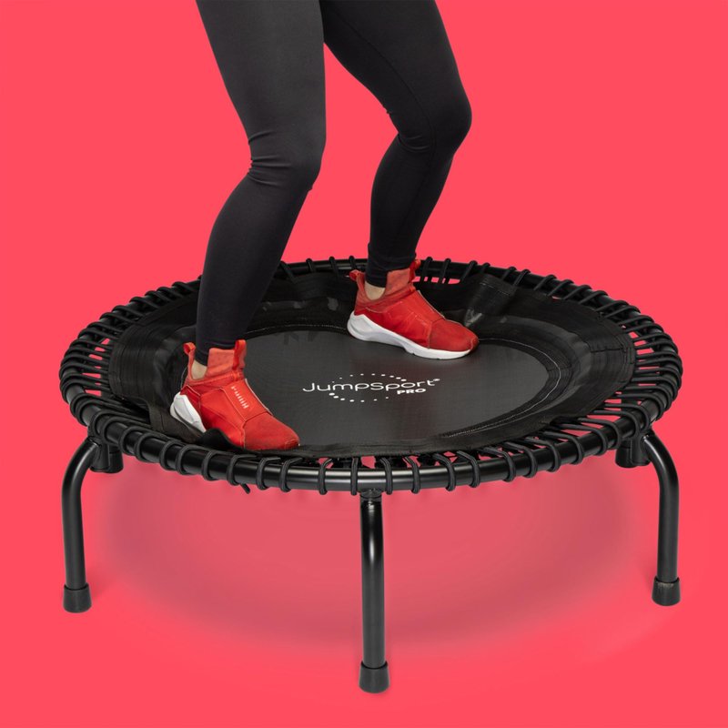 JumpSport 39" Premium Fitness Trampoline | Model 370 | Exercise Rebounder | 30 Adjustable Bungees | 275 lb Wt. Rating