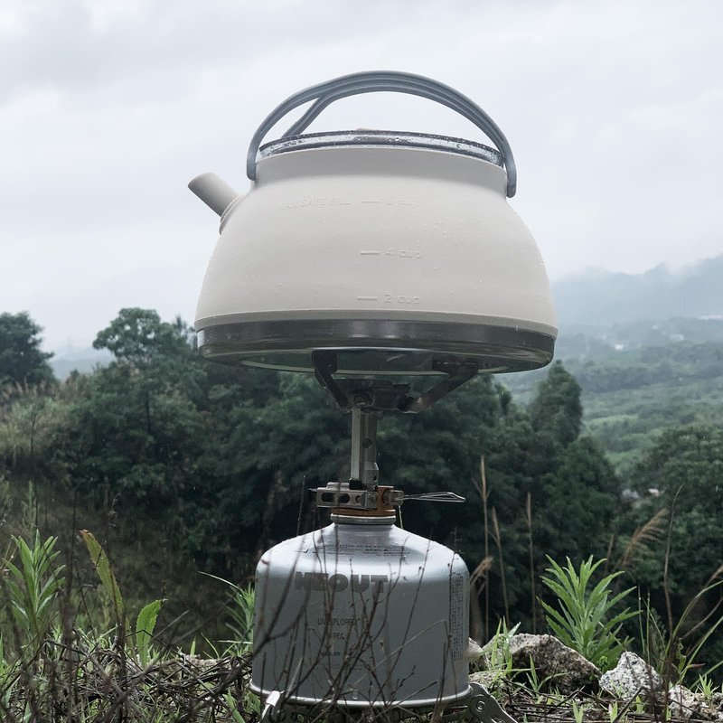 Portable Collapsible Camping Kettle, Coffee Pot for Hiking, Travel and Outdoors, 1.5L