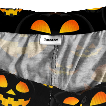 Halloween Pumpkin Men's Pajama Pants Sleepwear Lounge Pj Bottoms