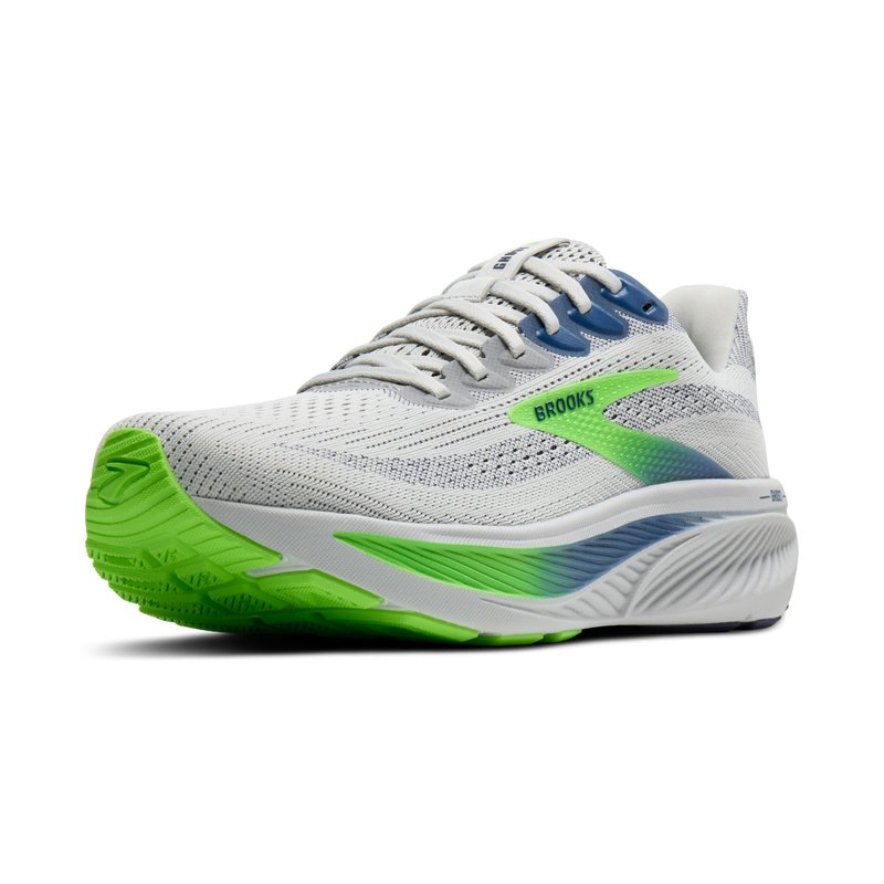 Brooks Men's Ghost 17 Trainers, Oyster Beacon Blue Gecko, 12.5 US