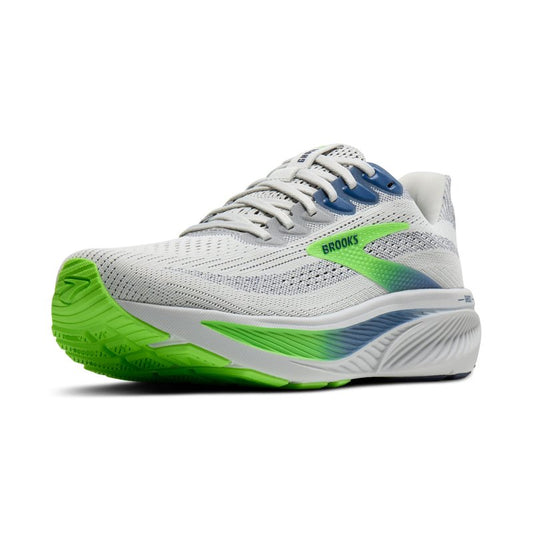 Brooks Men's Ghost 17 Trainers, Oyster Beacon Blue Gecko, 12.5 US