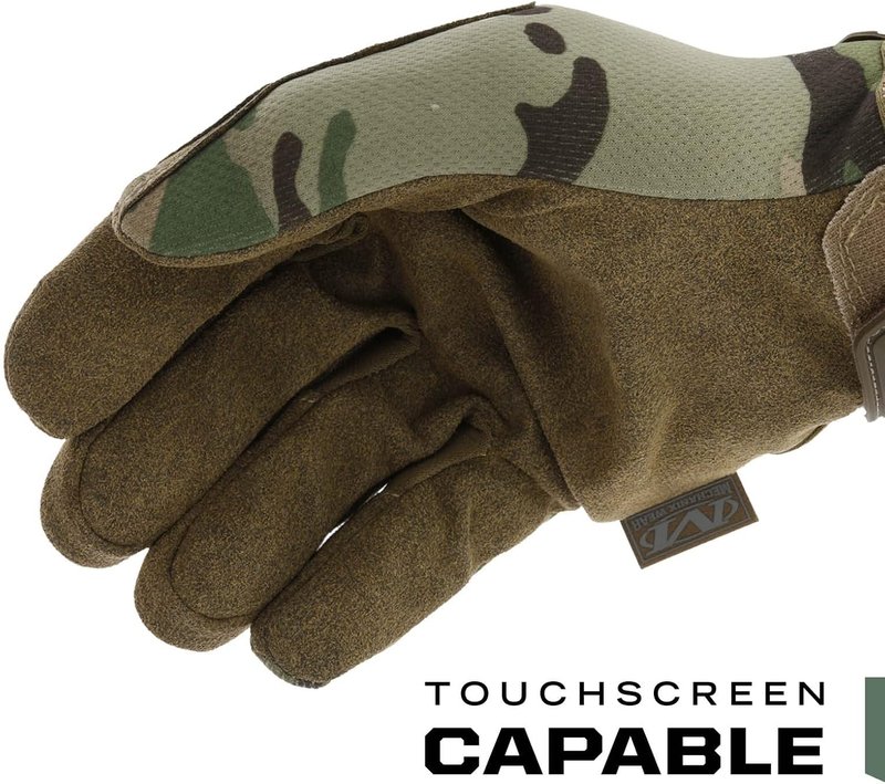 Mechanix Wear MultiCam Tactical Work Gloves - Durable Touchscreen Safety Gloves for Men | XX-Large