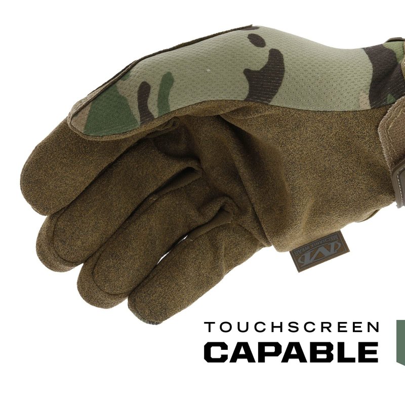 Mechanix Wear Original Tactical Glove - High Performance Anti-Slip Grip Safety Gloves - Impact Resistant & Touchscreen Capable - Large - MultiCam Camouflage